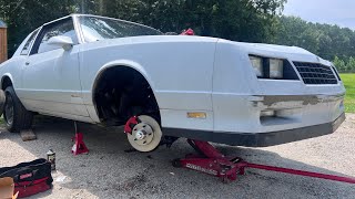 MONTE CARLO SS  1987 - ROTORS, CALIPERS, PADS REPLACMENT - PART 2 (INSTALL) #montecarloss #gbody