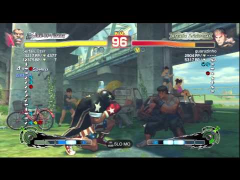 Sertali_Ozer (Balrog) Vs guaruzinho (Ryu) SSF4 AE Ranked Matches - PSN