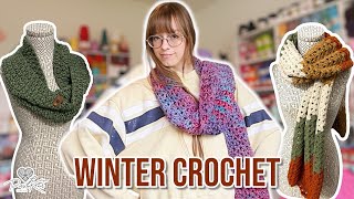 Crocheting My Scarf Collection | PassioKnit Vlog