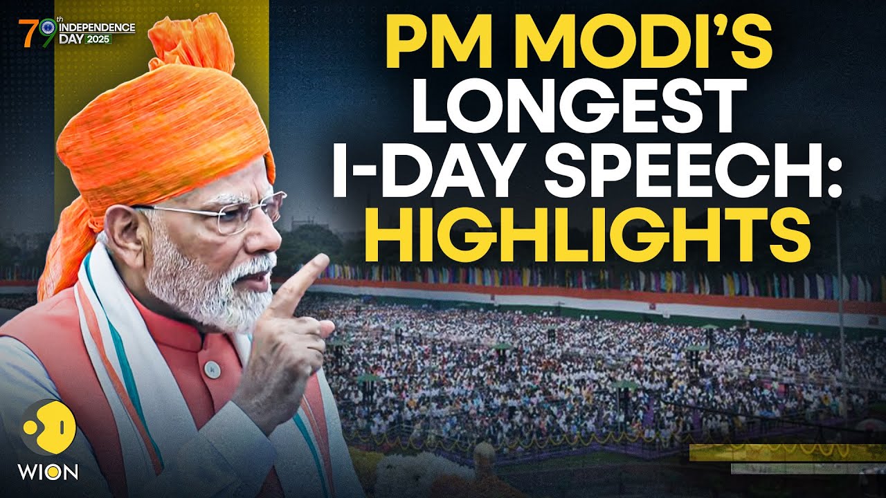 PM Modi Speech Highlights: From Slashing GST To Nuclear Threat, PM's Longest Speech | WION