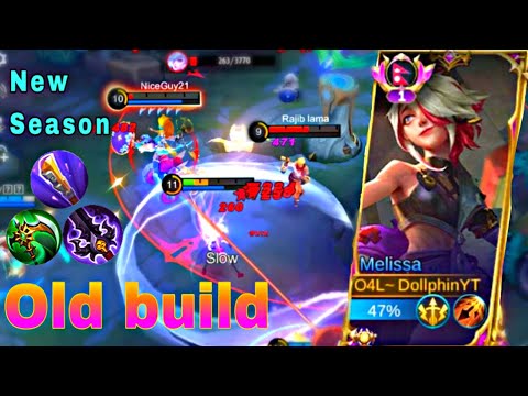 Melissa Mlbb Attackspeed Build(trinity) in Rank| Best Build and Emblem