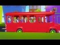 колеса на автобусе пойти кругом Дети потешки Wheels On The Bus