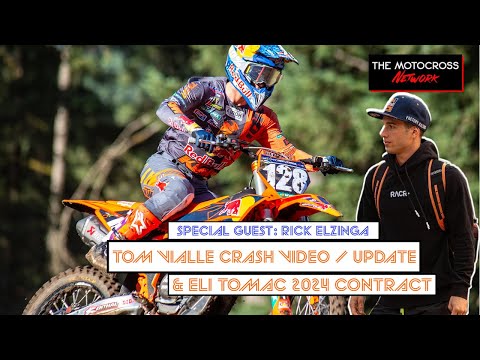 Tom Vialle CRASH VIDEO & UPDATE, Tomac announces contract through 2024! Rick Elzinga CALLS IN!