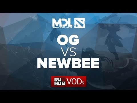 OG vs Newbee, MDL Lan Final, game 1