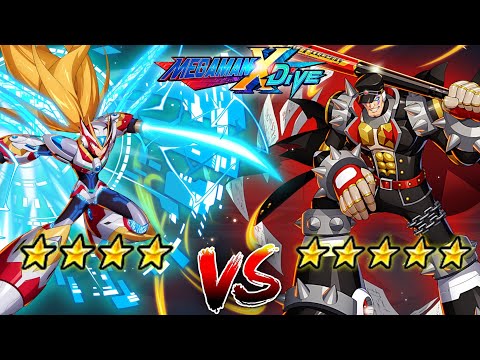 DiVE Armor Zero 4* Vs Gangsta Boy Sigma 5* - Mega Man X DiVE (Mobile Controls PvP)
