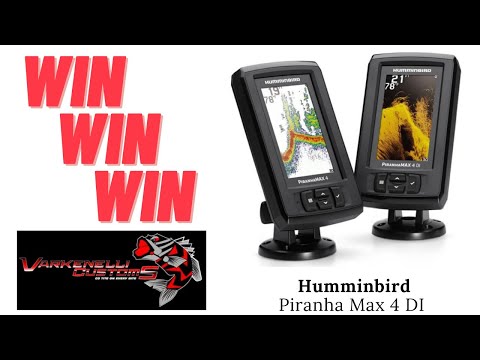 Humminbird PiranhaMax 4 DI echolotas video