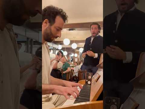 When an Opera Singer goes to dinner.. FULL VERSION ! 😍
