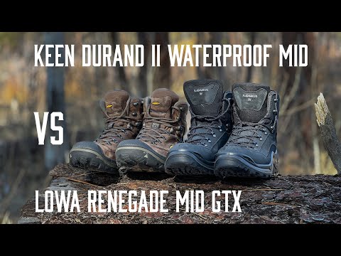 Hiking Boot Showdown | Keen Durand II Mid Waterproof Vs Lowa Renegade GTX Mid comparison review