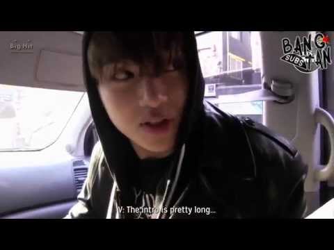 [ENG] 150516 [BANGTAN BOMB] V s trot medley on the move to MV shooting place