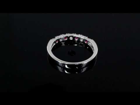 Ruby and Diamond Eternity Ring - VJP03-01-009