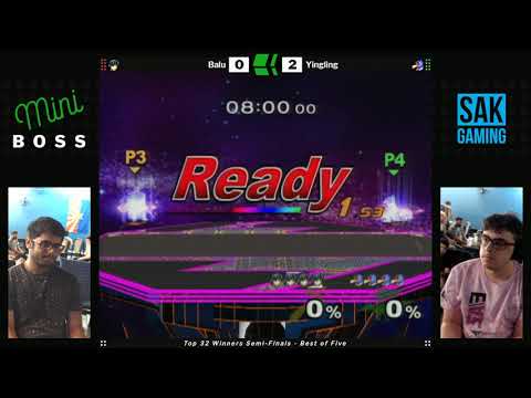 Mini Boss 5 SSBM Top 32 Winners Semis - Yingling (Falco) vs Balu (Marth)