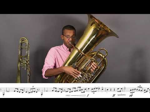 ATSSB Tuba Etude #2 Ab Major Gatti (From Selected Studies for Baritone) Year E