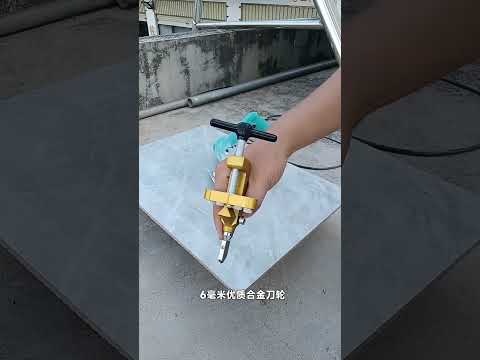 You can use this portable tile cutter to cut tiles, which is convenient, fast and easy to use!