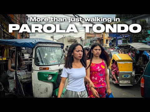 Exploring Alleyways in Parola Tondo Manila Philippines [4K HDR]