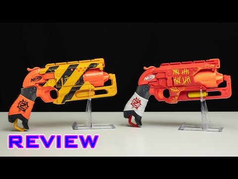 Бластер NERF Zombie Strike Нерф Зомби Страйк Hammershot Blaster Pull-Back Hammer Красный E6338 Оригинал MyDoll.com.ua - фото 1 - id-p1759229926