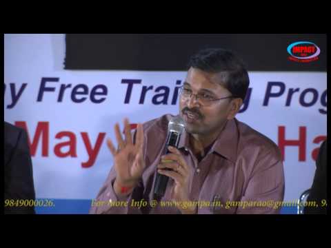 Commitment-Passion|JD Lakshmi Narayana|TELUGU IMPACT Hyd 2013-Part2