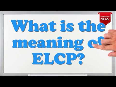 What is the full form of ELCP?