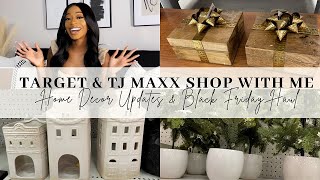 TARGET & TJ MAXX SHOP WITH ME | WALMART BLACK FRIDAY HAUL | CHRISTMAS HOME DECOR UPDATES | 2021