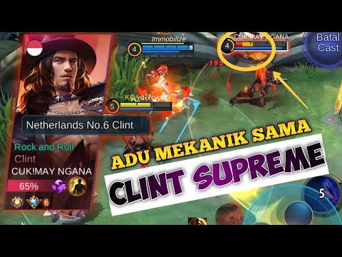 🔴KETEMU CLINT SUPREME ?? SANS.. BEGINI CARA COUNTERNYA l TOP GLOBAL MOSKOV l MOSKOV GOLD LANE l MLBB