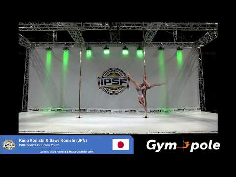 WPSC19 - Pole Sports - Youth Doubles - Kano Konishi & Sawa Konishi -Japan