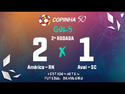 Gols de América - RN 2 X 1 Avaí - SC, Copinha 2019