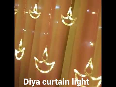 LED Cool White Diya Curtain Light For Lighting Plastic Warm Light