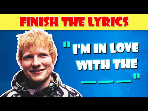 Finish the Lyrics 🎤 50 Iconic Songs