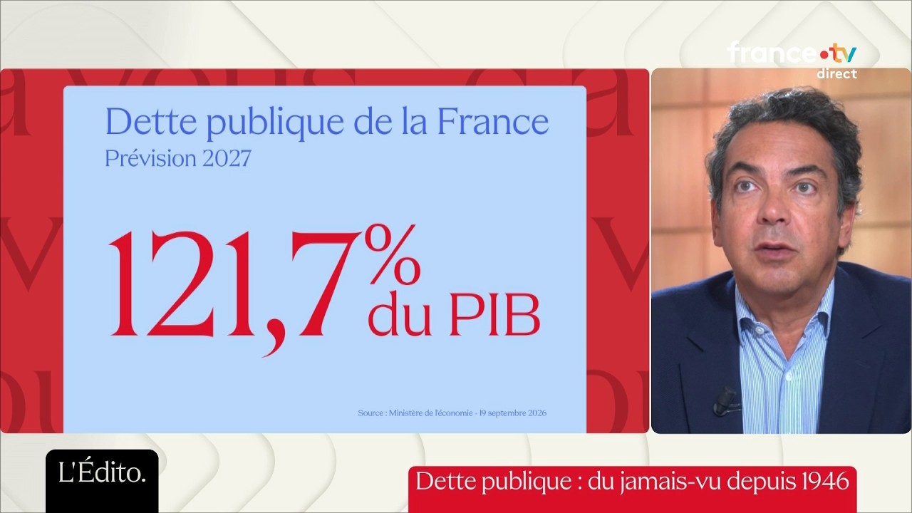 Dette publique : un niveau inédit depuis l’après-guerre  - C à Vous l’Intégrale - 29/09/2026