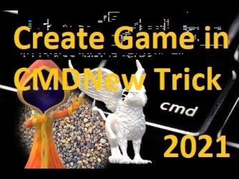 Create Game in CMD in PC| Window 10| IIT FMS| 2021