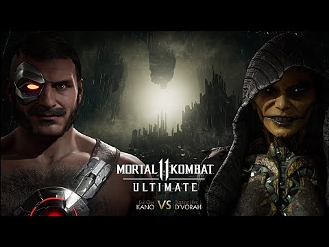 Mortal kombat 11 - kano vs d'vorah (very hard)