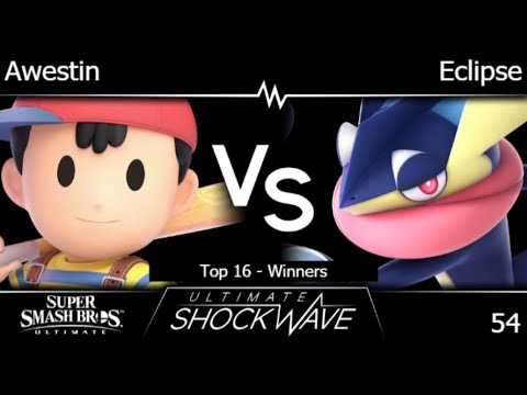 USW 54 - TLOC | Awestin (Ness) vs K2S | Eclipse (Greninja) Top 16 - Winners - SSBU