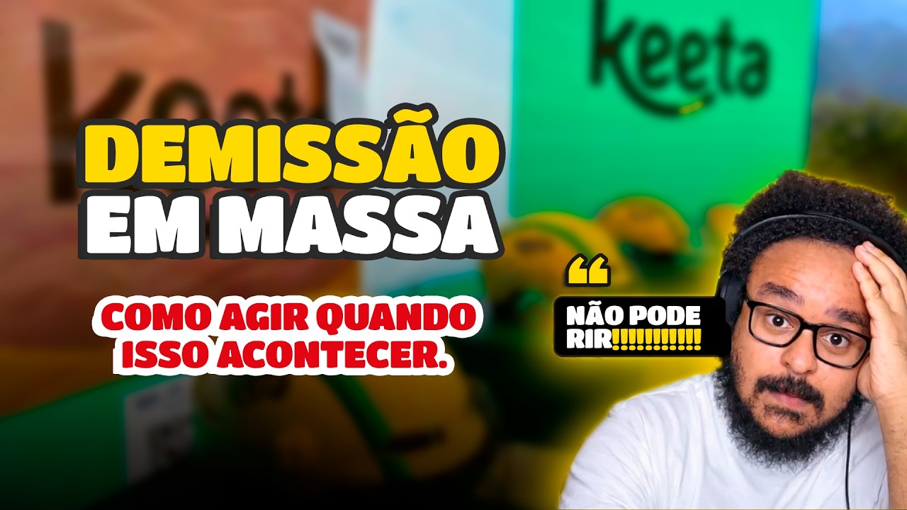 Trecho da live - KEETA do Rio de Janeiro despediu em massa!!!!