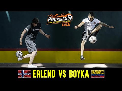 ⚠ Erlend Fagerli​ Vs Boyka Ortiz​ - Panther Ball 2017 ⚽🔥 Freestyle Football