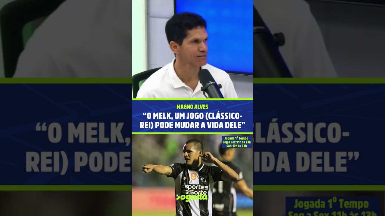 Imagem da notícia Magno Alves exalta joia do Ceará e fala sobre Clássico-Rei: 'jogo que muda uma vida'
