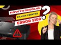 How to Resolve Canon Printer Error 5100? #canonprinter #printertales #printer