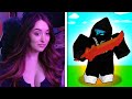 I carried my GIRLFRIEND in Roblox Bedwars..