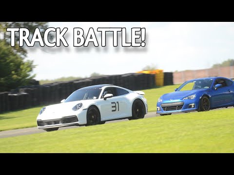 992 Carrera S vs Subaru BRZ! | POV TRACK DAY AT NJMP LIGHTNING