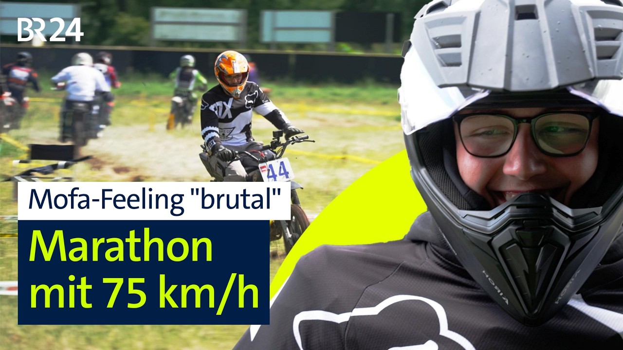 Pannen, Tuning, Schlamm – ein verrückter Mofa-Marathon | BR24 vor Ort