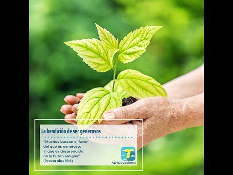 21 de marzo - La bendición de ser generosos - Una Nueva Versión de Ti 2.0 - Devocional Jóvenes