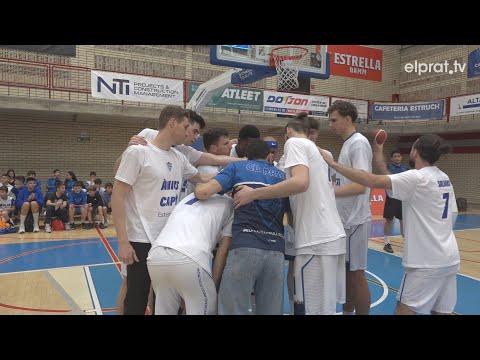 El CB Prat supera la primera fase del Play Off d’ascens a LEB Or amb homenatge a Quim Salvans