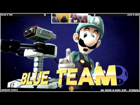 WBB #39 | Blue & Ten vs Luck & Uno - Winners Finals - Smash Wii U