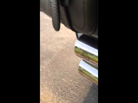 Yamaha XVS 1100 mit Falcon Double Groove und Black Brüller 2