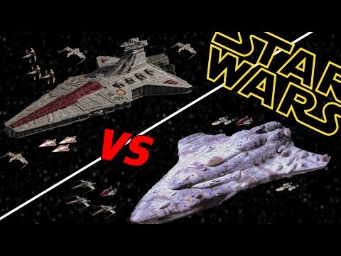 Venator Star Destroyer vs MC 80 Liberty Cruiser | Star Wars: Who Would Win!