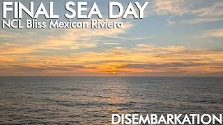 Norwegian Bliss Final Sea Day & Disembarkation | Food Republic | Mexican Riviera Cruise