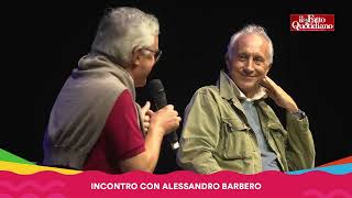 Alessandro Barbero con Marco Travaglio, l'incontro alla Festa del Fatto