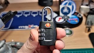 (149) Antler TSA 3 Digit combination padlock