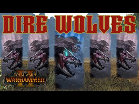 CORE UNIT: Dire Wolves - Vampire Counts vs Skaven (& Bonus) // Total War: Warhammer II Online Battle