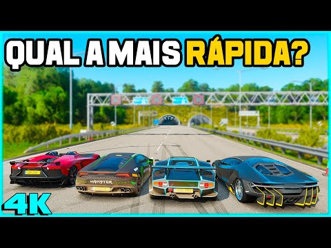 SÓ VALE LAMBORGHINI - FORZA HORIZON 4 GAMEPLAY 4K 60FPS