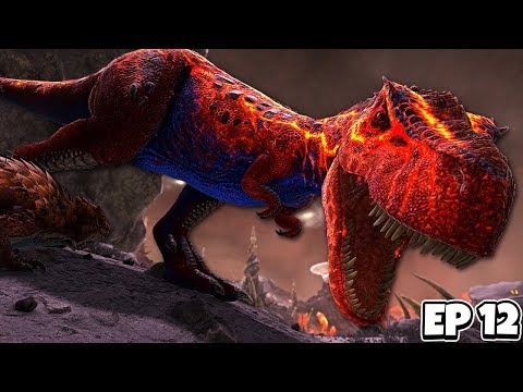 Taming a MAX LEVEL VOLCANIC X-REX! | ARK Survival Evolved Genesis DLC #12