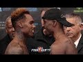 JERMELL CHARLO & TONY HARRISON MOUTH OFF AT EACH OTHER DURING WEIGH IN & FACE OFF